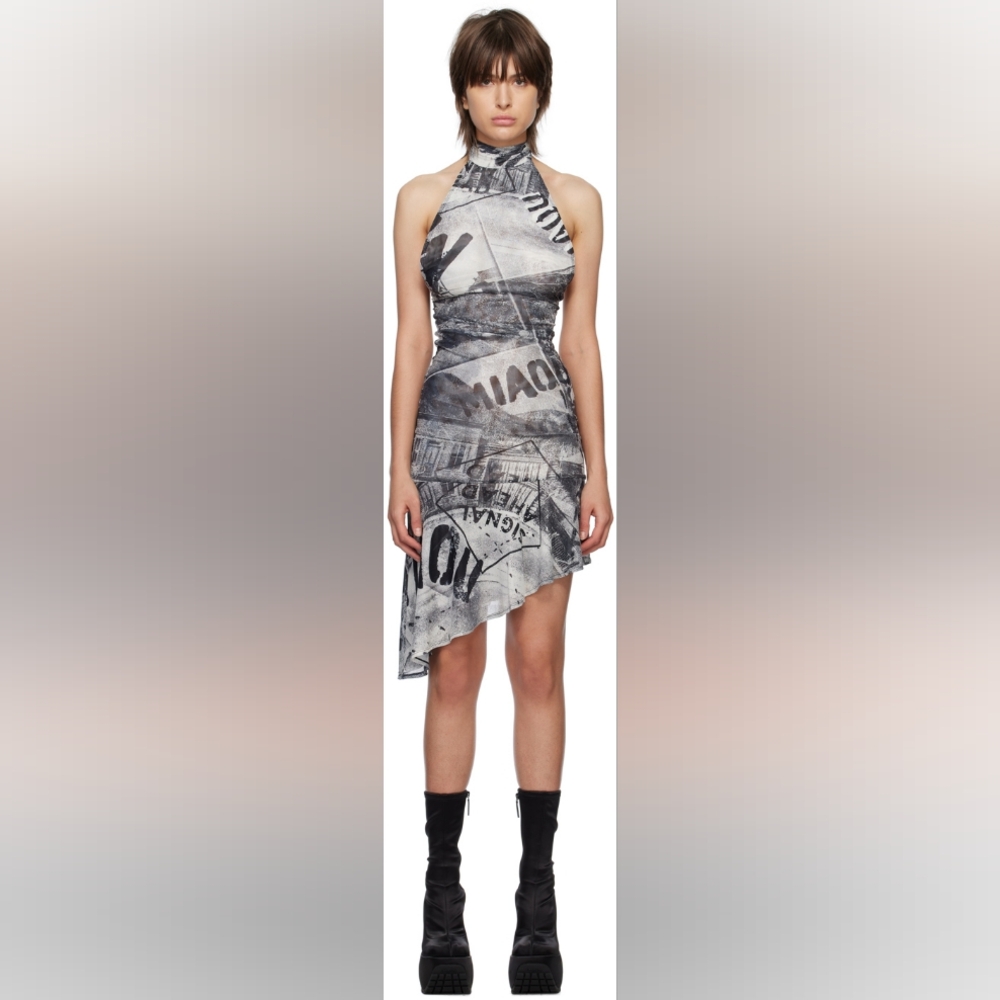 MIAOU Newspaper Dress - Picture 3 of 3
